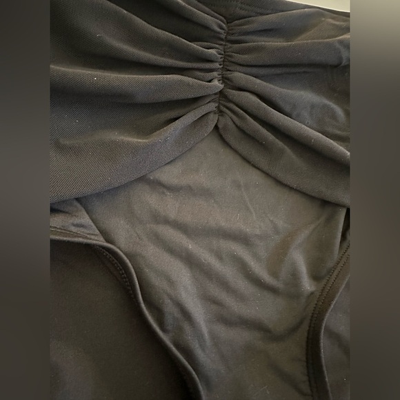 Coco Reef Diva Mesh High-Waist Bikini Bottoms Black Pull On Style NWT - Picture 3 of 7